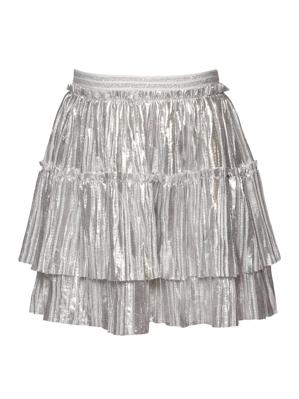 2 Tiered Mini Pleat Skirt