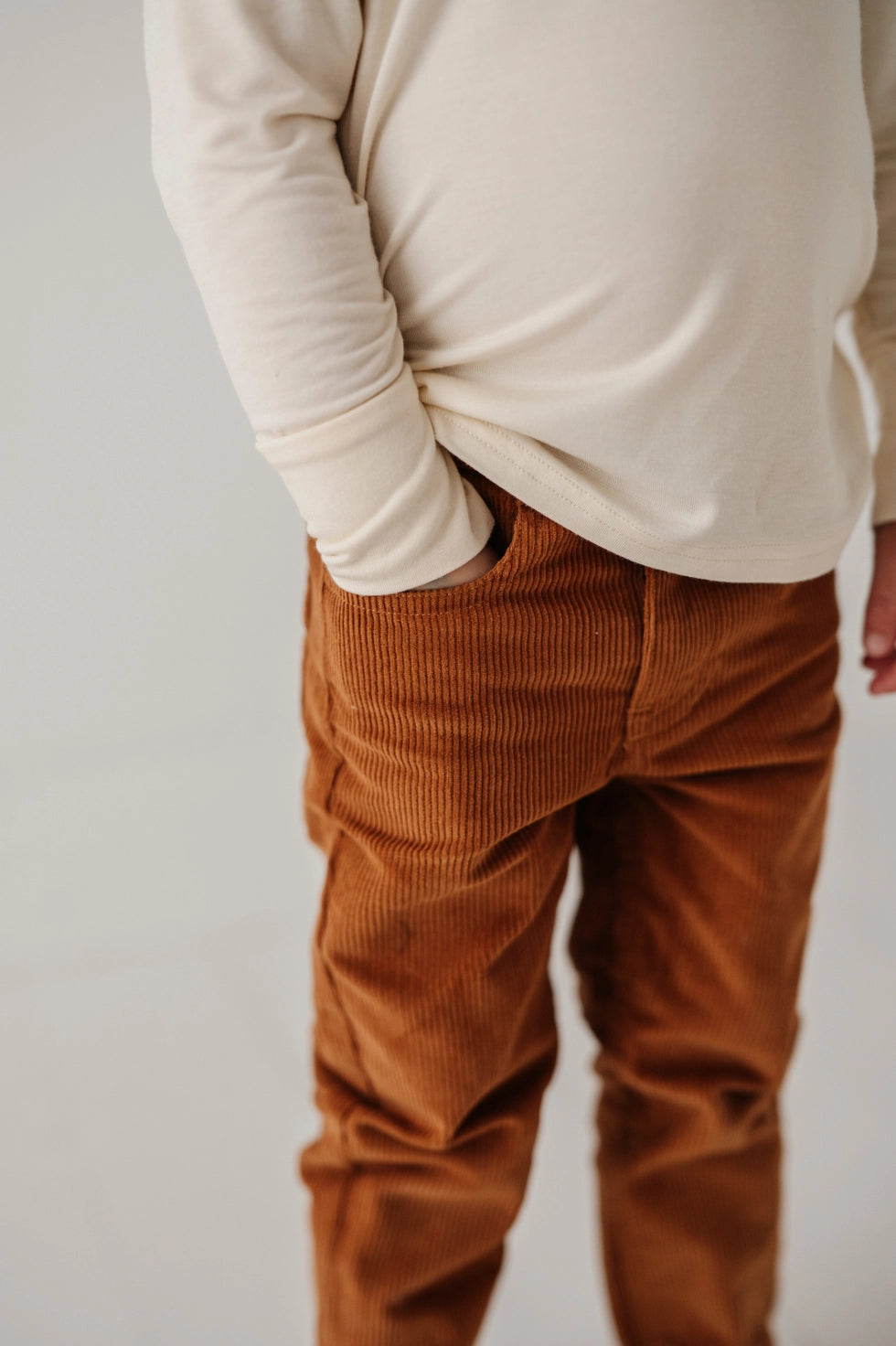 Boy's Corduroy Pants - Clay