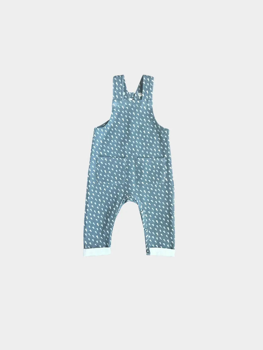 Baby Pocket Overalls - Winter Geo