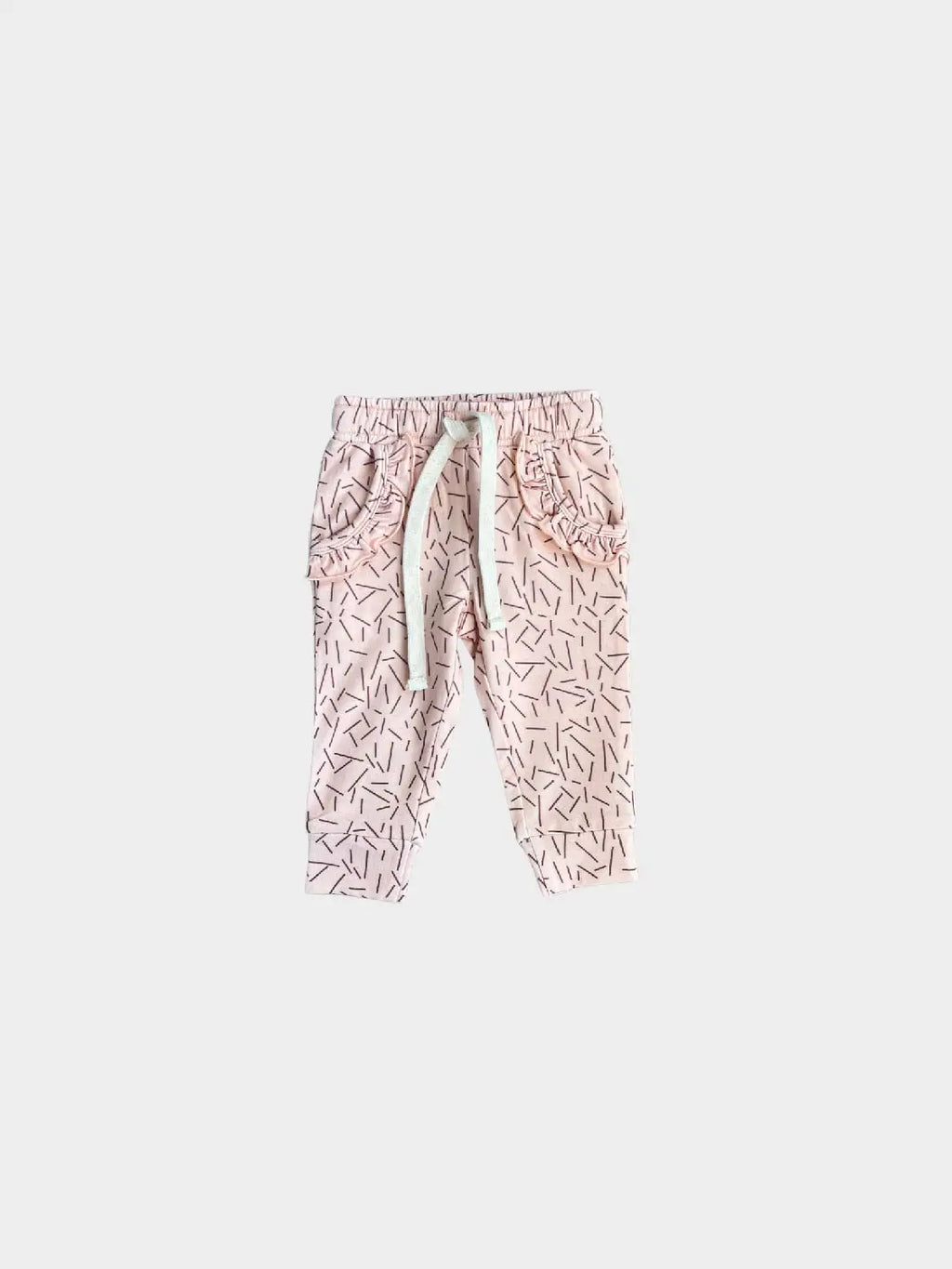 Girl's Ruffle Joggers - Organic Dash