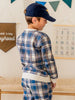 Navy Plaid Sweatshirt - Boys Clothing
