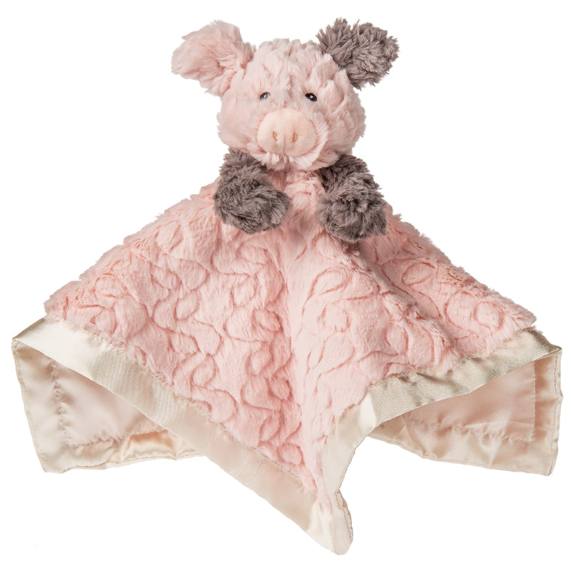 Putty Nursery Piglet Character Blanket – 13×13″