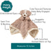 Putty Nursery Hound Character Blanket – 13×13″