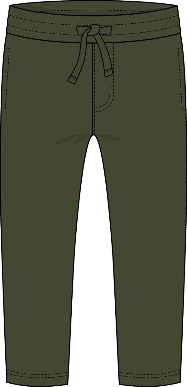 BOYS BASIC TERRY PANT - forrest