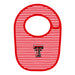 Texas Tech Red Raiders Striped Newborn Bib