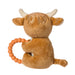 Hetty Highland Cow Teether Rattle – 6″