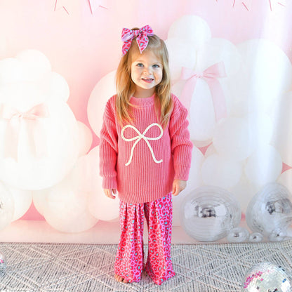 Pink Bow SWEATER