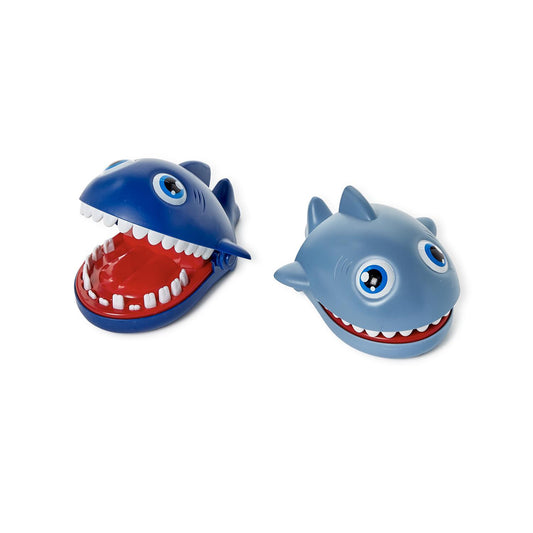 Big Bite Shark Biting Game: Blue and Gray