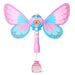 Fairy Butterfly LED Illuminating Bubble Wand Blower in Gift Box