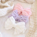 Large Ruffle Knit Bow | Brights