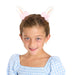 Bunny Ears with Bows Hair Clip Pair on Gift Card