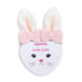 Bunny Ears with Bows Hair Clip Pair on Gift Card