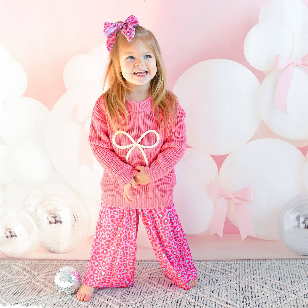 Pink Bow SWEATER