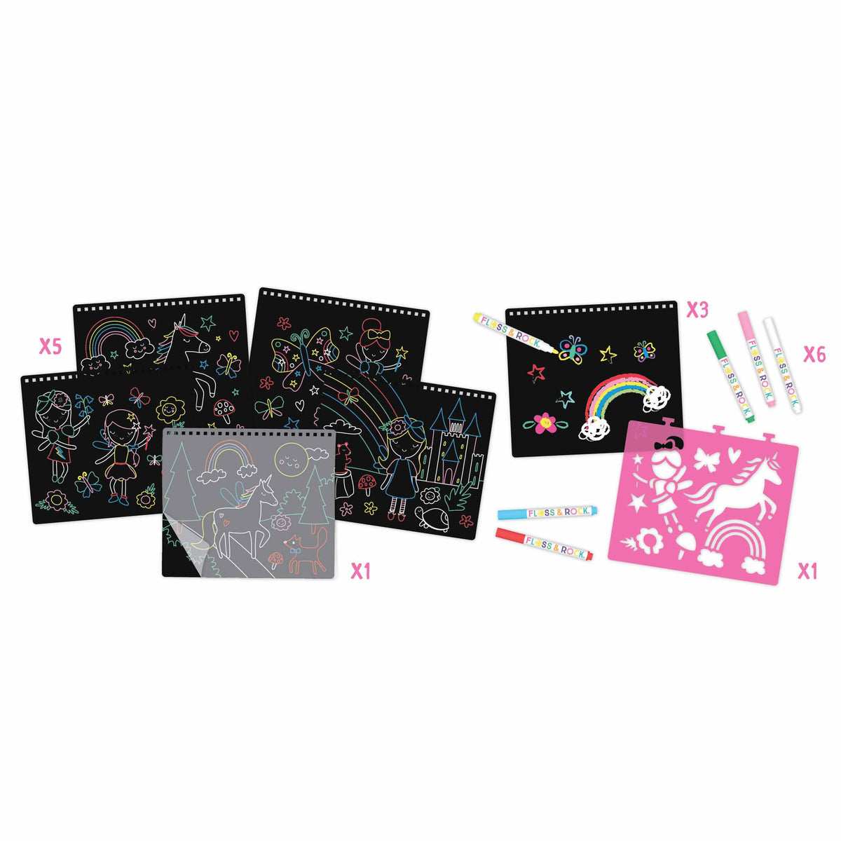 CHALK BOARD SKETCHBOOK - RAINBOW FAIRY