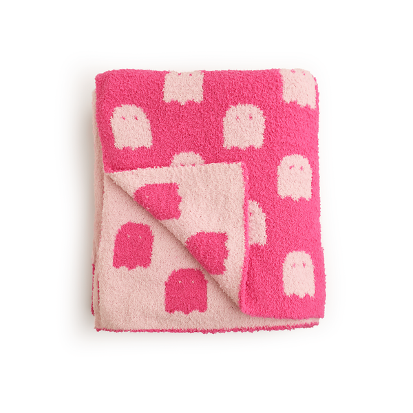 Pink Ghost PLUSH BLANKET