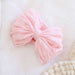 Large Ruffle Knit Bow | Brights