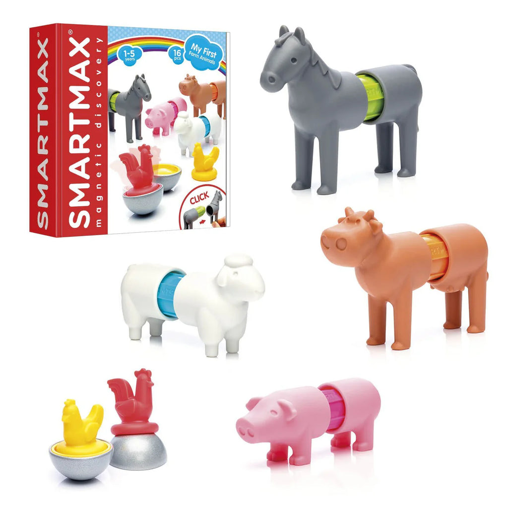 My First Farm Animals STEM Building Play Set for Ages 1+