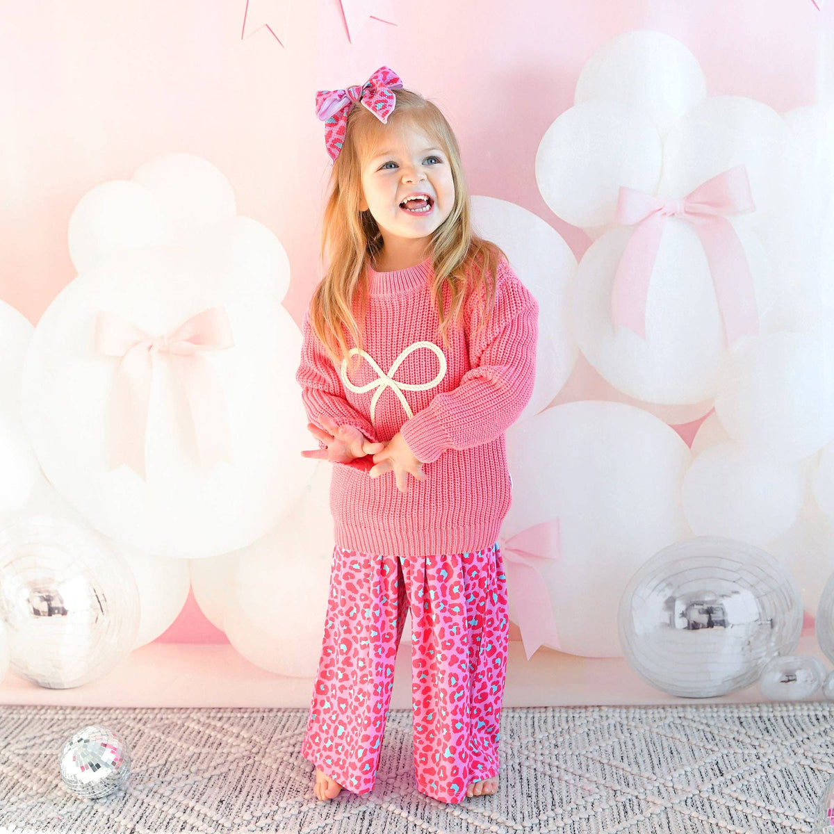 Pink Bow SWEATER