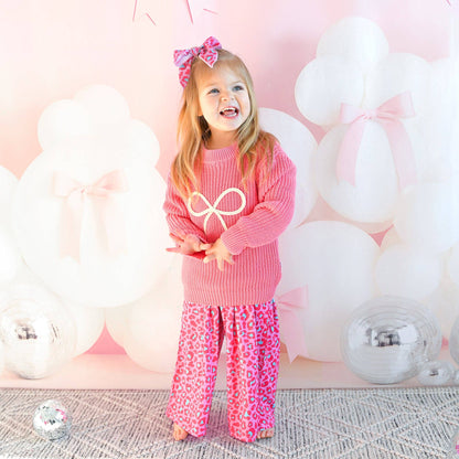 Pink Bow SWEATER