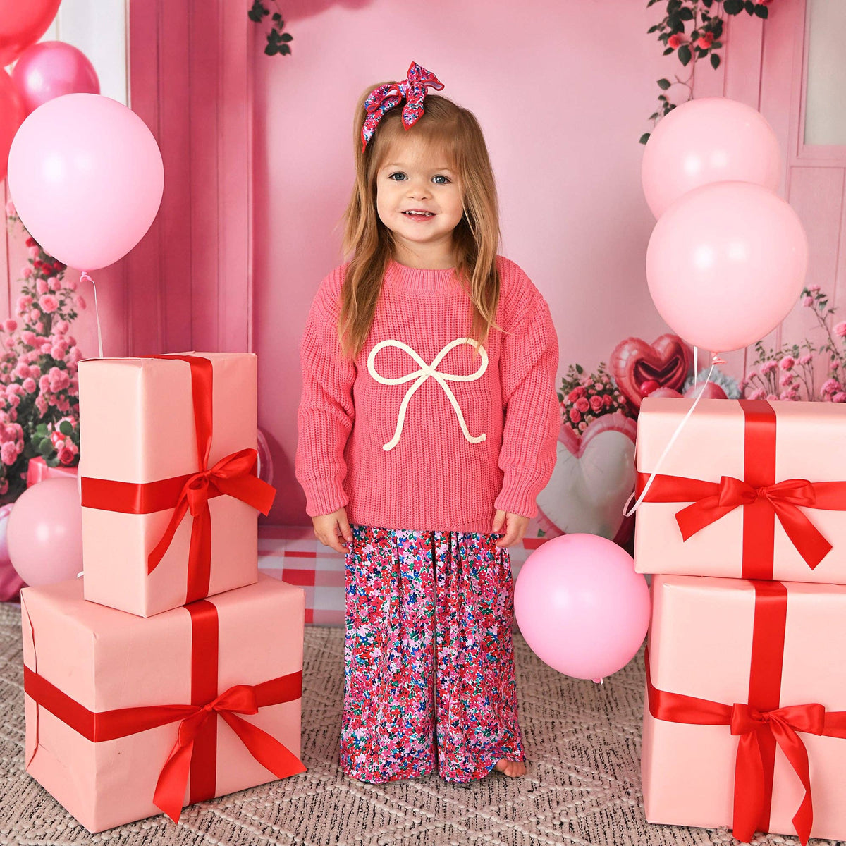 Pink Bow SWEATER