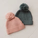 Knit Pom Hat -  Misty Rose
