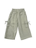 Babysprouts Girl's Wide Leg Cargo Pant - Sage