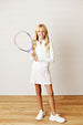 PINK TOILE TENNIS SKIRT