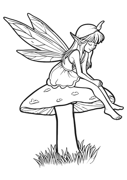 Fairyland Fun- Xxl Coloring Book