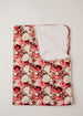 crimson plush swaddle