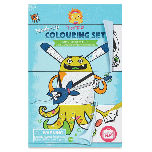 Tiger Tribe Monster Mash Mash-Up Coloring Set
