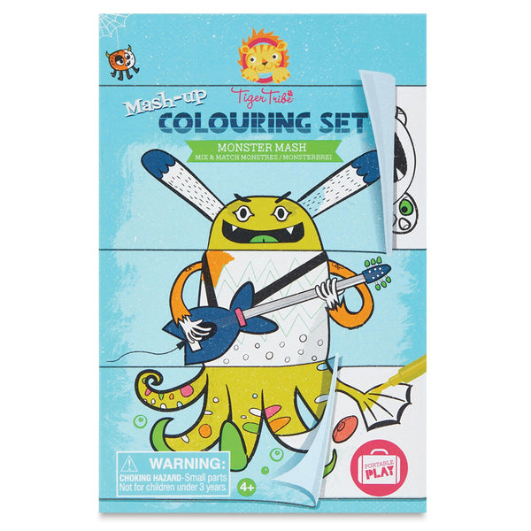 Tiger Tribe Monster Mash Mash-Up Coloring Set