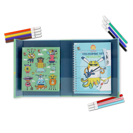 Tiger Tribe Monster Mash Mash-Up Coloring Set
