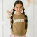 Howdy Patch Sweatshirt - Mocha - Western Apparel