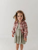 GIRLS FLORAL KNIT CARDIGAN - Tulip Heart Intarsia