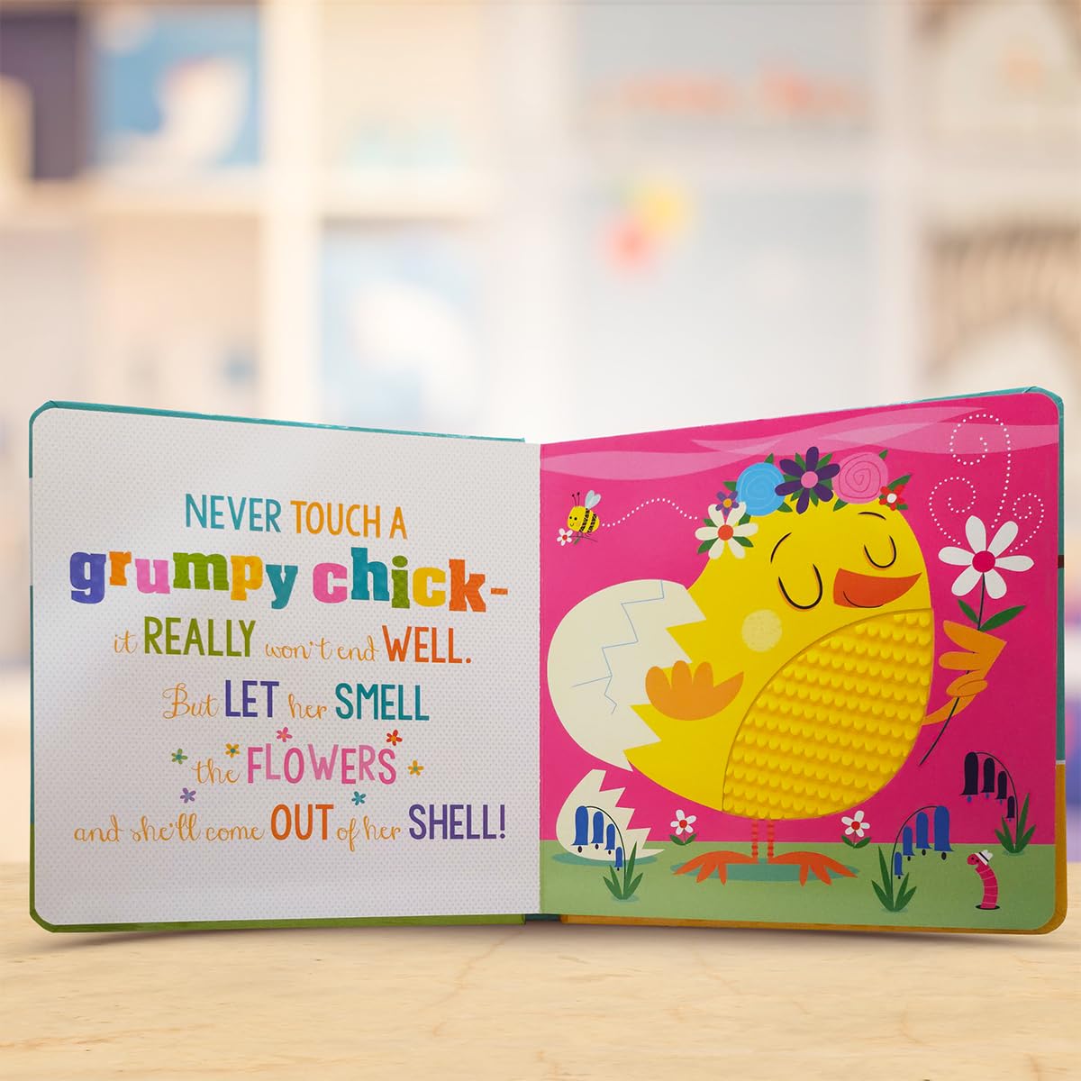 Never Touch a Grumpy Bunny! Board book