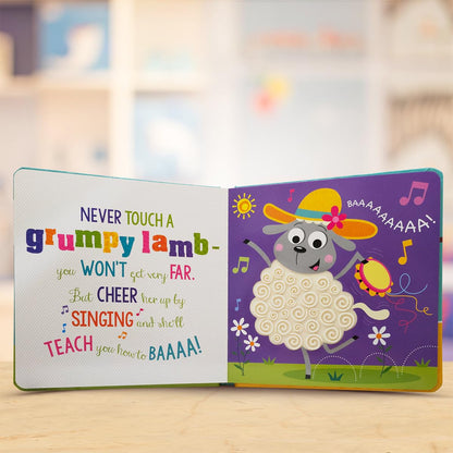 Never Touch a Grumpy Bunny! Board book