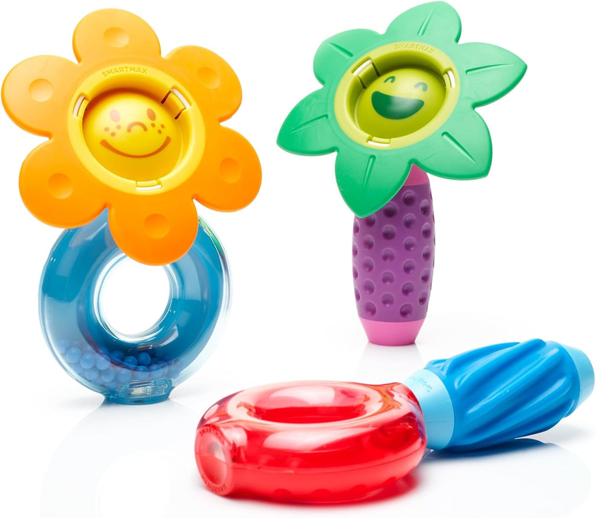 SmartMax My First Sounds & Flowers Magnetic STEM Building Set with Rattles