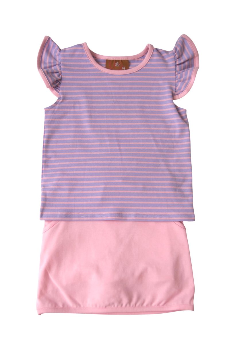 Sage Skort Set--Purple & Pink