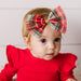 Christmas Plaid Bow Baby Headband - Baby Holiday Headband