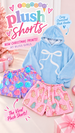 Holiday Cakes Plush Shorts