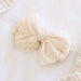 Large Ruffle Knit Bow | Sweet & Simple
