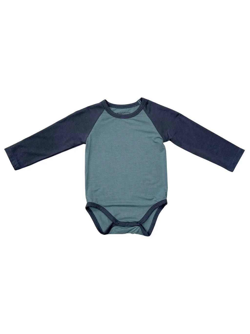 BABY BOY LONG SLEEVE RAGLAN BODYSUIT