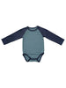 BABY BOY LONG SLEEVE RAGLAN BODYSUIT
