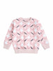 Bat and Ghost Trellis Halloween Sweatshirt