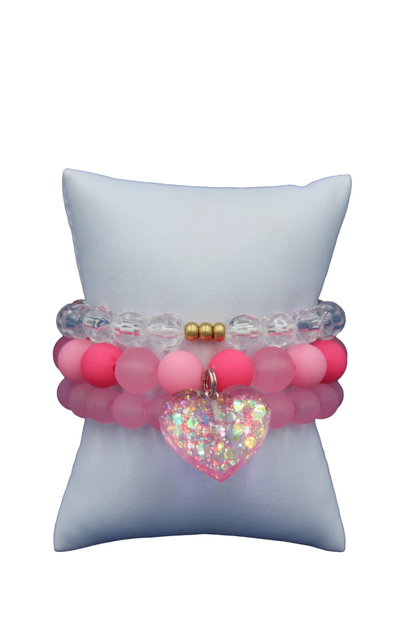 Pink Hearts Stack