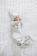 Stevie Ribbed Knotted Gown - Newborn-3 Month