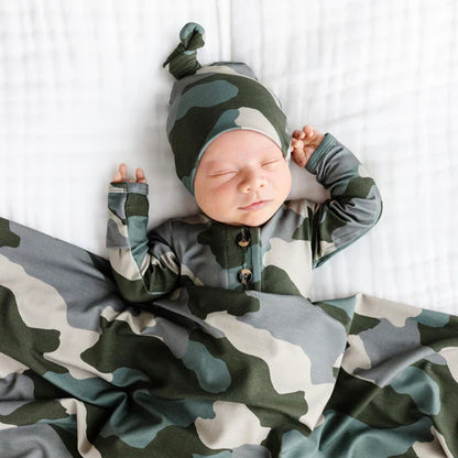 Roger Knotted Gown - Newborn-3 Month