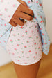 FANCY FLORAL TENNIS SKIRT
