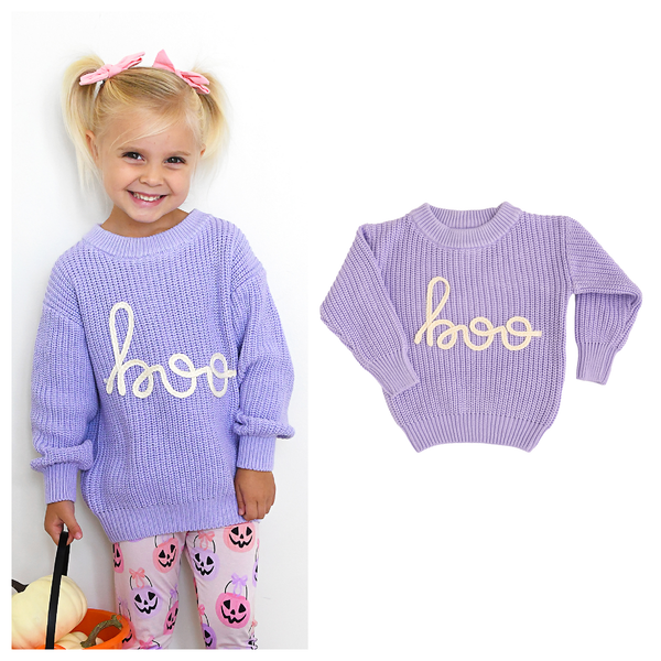 Boo Purple SWEATER