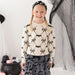 Bat Trellis Halloween Women's Sweater - Mommy and Me